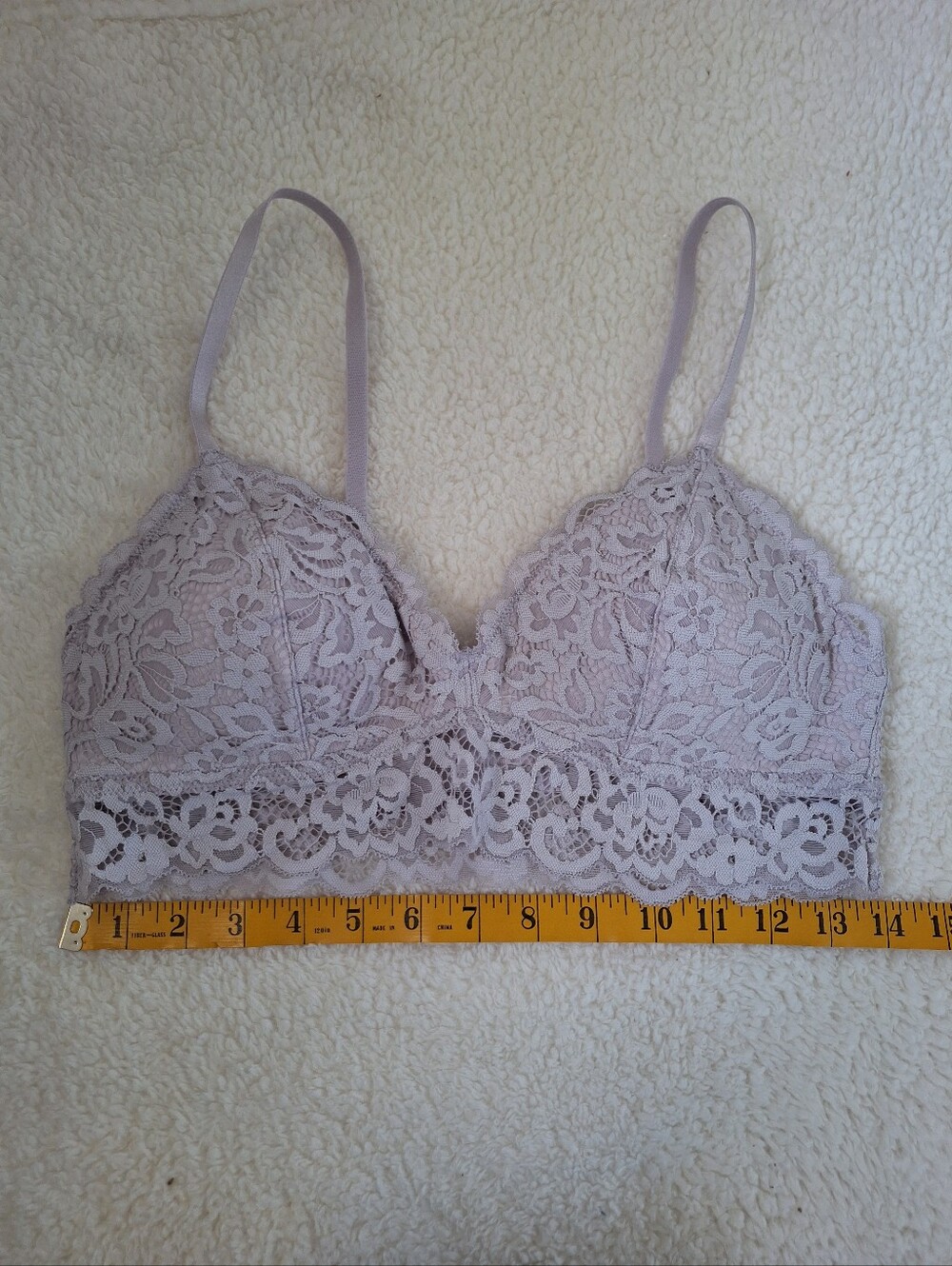 3/$20 RW + Co Lace Bralette - Light Lavender